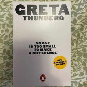 🌱3/$15🌱 No one is too small to make a difference - Greta Thunberg Book